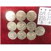 Image 1 : (10) Canada 1970 Dollar Coins 