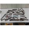 Image 1 : Old Wrenches: Bicycle, Some Labelled, Crimper. 