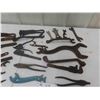 Image 3 : Old Wrenches: Bicycle, Some Labelled, Crimper. 
