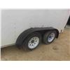 Image 3 : Cargo Mate 14ft Enclosed Tandem Trailer with Roof Rack, Has TOD. 