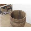 Image 2 : Wood Barrel 33'' H x 21'' 
