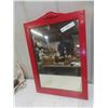 Image 2 : 2 Mirrors (1) Etched (1) Wood Framed 