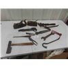 Image 1 : Wood Planer,  Hook, Clevis, Wrecking Bar, Monkey Wrench & More 