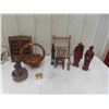 Image 1 : Oriental Ornaments, Wood Spoon Rack, Vase & More 