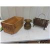 Image 1 : Cigars 5cents, Rustic Magazine Rack, Wood Fruit Crate & More 