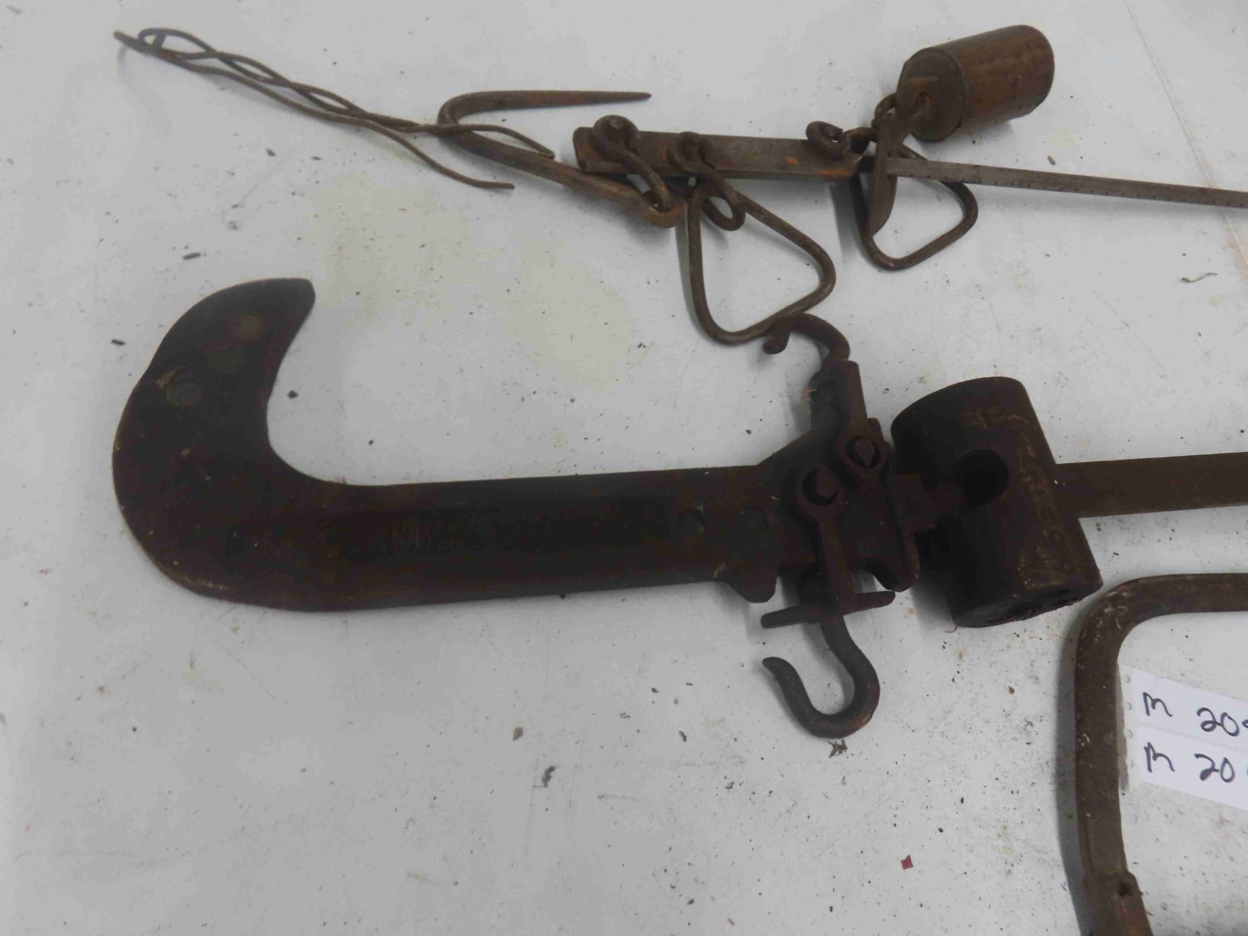 Deering Scale McCormicks Deering Beam, Meat Scale, Saw