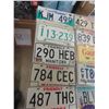Image 2 : Vintage License Plate Lot: Manitoba, Saskatchewan, 