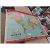Image 1 : Vintage Neilsons Chocolate Advertising Lithograph World Map