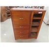 Image 1 : Drop Front Writing Desk/Bookshelf Combination (No