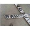Image 2 : Wood Railway Crossing Signs, Each Length 6ft 