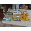 Image 1 : 13 License Plates 1960s, 1970s, 1990s 