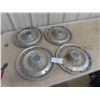 Image 1 : Set of 4 Vintage Chevy Hubcaps 