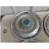 Image 2 : Set of 4 Vintage Chevy Hubcaps 