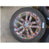 Image 2 : Set of (4) P215/55R17 Tires on Nissan Rims. 