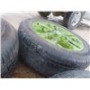 Image 8 : Set of (4) P215/55R17 Tires on Nissan Rims. 