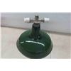 Image 3 : Green Enamel Vintage Light 16 " Diameter 