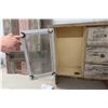 Image 8 : Rustic Coat Rack 30"x 22" + Wood Cabinet 20"x 19"x 7"