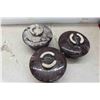 Image 2 : 3 Pin Ceramic Insulators with Plate Used for 20KV Lines