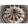 Image 2 : Vintage Model T Wood Spoked Wheel