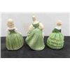 Image 3 : Royal Doultan Figurines 5" & 5 1/4" Tall,  Fair Maicler 1966, Penny 1967and Belle 1967