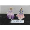 Image 1 : Royal Doultan Figurines 4 3/4" Tall:  Rose 1930 and Dinky Do 1935