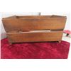 Image 2 : Cast Cross 7 1/2"  Clock and Decorative Wood Box 9 1/2"x 19 1/2" x 12"