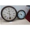 Image 1 : 2 Clocks 25" Metal Frame and 19" Face Both Not Working 