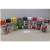 Image 1 : 9 Cans Unused Spray Paint - Rainbow of Colours 