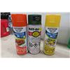 Image 2 : 9 Cans Unused Spray Paint - Rainbow of Colours 