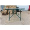 Image 2 : Patio Table with Glass Top 60" x 39 1/2"