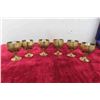 Image 2 : Brass Plate and Goblets in Felt Box 