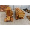 Image 8 : Wooden Décor: Oil Truck 20"x7 1/2" Decorative