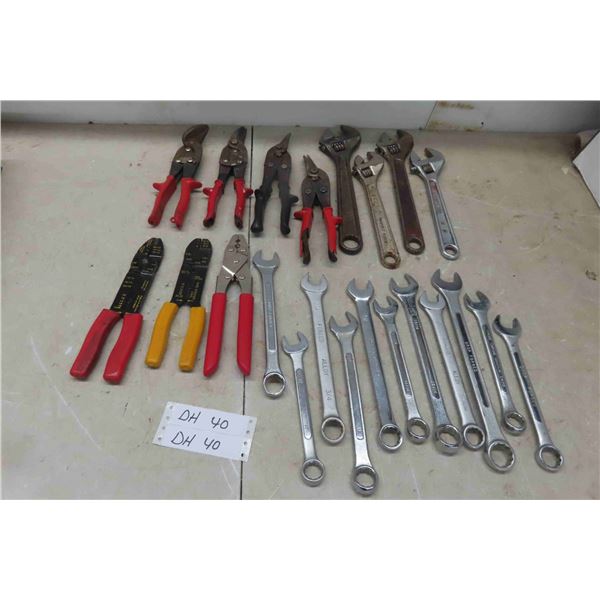 Crimping Tool, Wrenches, Snips, Crescent Wrenches