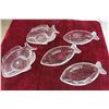 Image 2 : Crystal / Glassware : Serving Bowls+ 5 Fish 