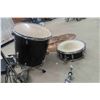 Image 8 : 5 Piece PC Basiz Drum Set. 3 Zildjian Hi-Hat, 