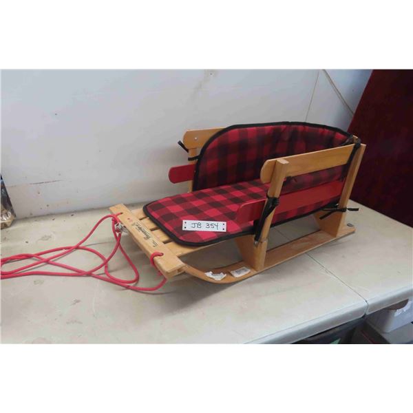 Childs Sleigh with Wrap Around Padding
