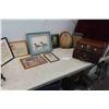 Image 1 : Framed Pictures, Largest 13x15, Vintage Photo 