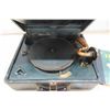 Image 3 : Vintage Victoria Portable Photograph  with 78 RPM Records