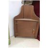 Image 2 : Corner Shelf Cabinet 23"x16"x6" Vintage Cabinet 18"x13"5 1/2"