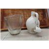 Image 8 : 2 Trays, Cookie Jar, Bisquet Jar, Decanter, Glass Pitcher