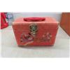 Image 8 : Picnic Basket, Vintage Lunch Box, Disney 1950s Wooden Box + 