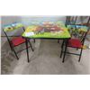 Image 1 : Kids Table + 2 Chairs 20x24x24