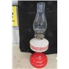 Image 2 : 2 Oil Lamps Tallest 19" w/ Tote