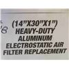 Image 3 : LifeSupplyUSA 14x30x1 Electrostatic Air Filter, MERV 8, Washable