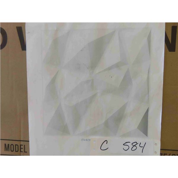 Art3d Decorative 3D Wall Panels in Diamond Design, 12"x12" Matt 