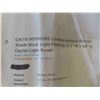 Image 2 : CALYX INTERIORS Cordless Bamboo Roman Shade Blind, Light 