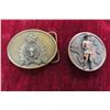 Image 2 : 4 Belt Buckles: Royal Canadian Legion RCMP, Carbyne 