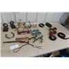 Image 1 : Western Décor: Spurs, Boot Ends, Brass Horses, Horse Shoe, Belts +