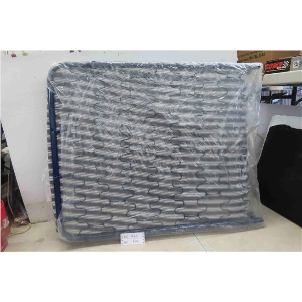 New Old Stock Fold Away Cot with Mattress 30" Wide