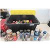 Image 1 : Tote Fuel of Spray Paint + 3 Cans Asphalt 